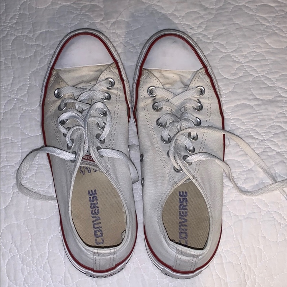 WHITE LOWTOP CONVERSE